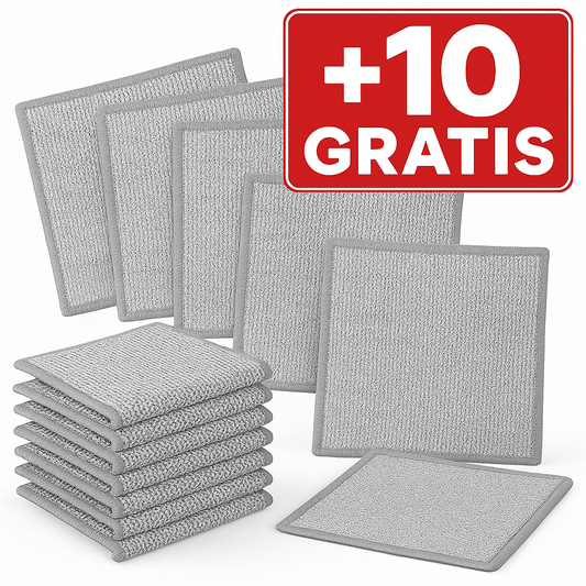 Paños de Limpieza de Malla Essen – Pack Premium 5 + 10 GRATIS